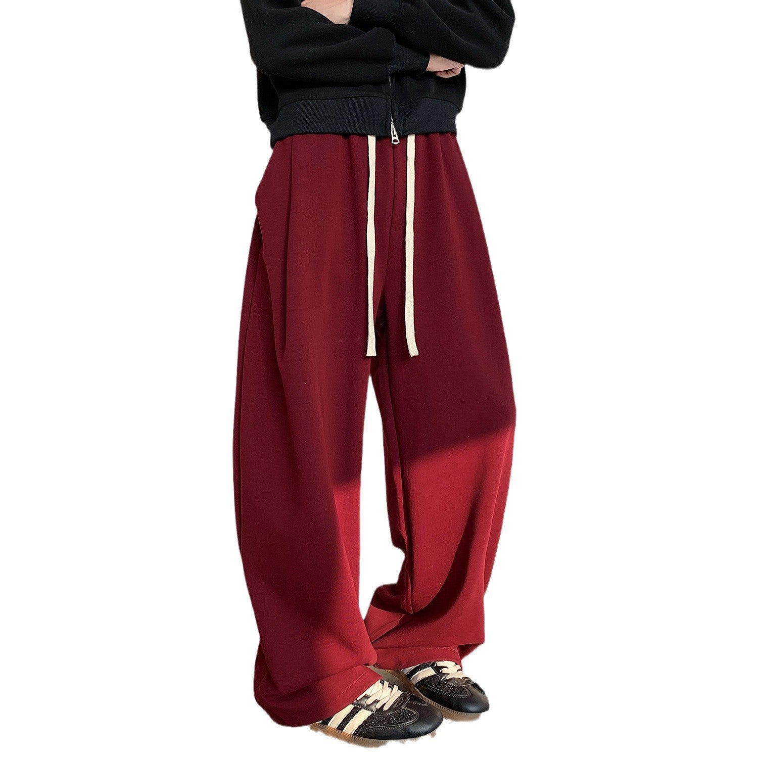 Plain Loose Track Pants