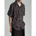 Men's Fashion Cuban Collar Retro Loose Beach Shirt