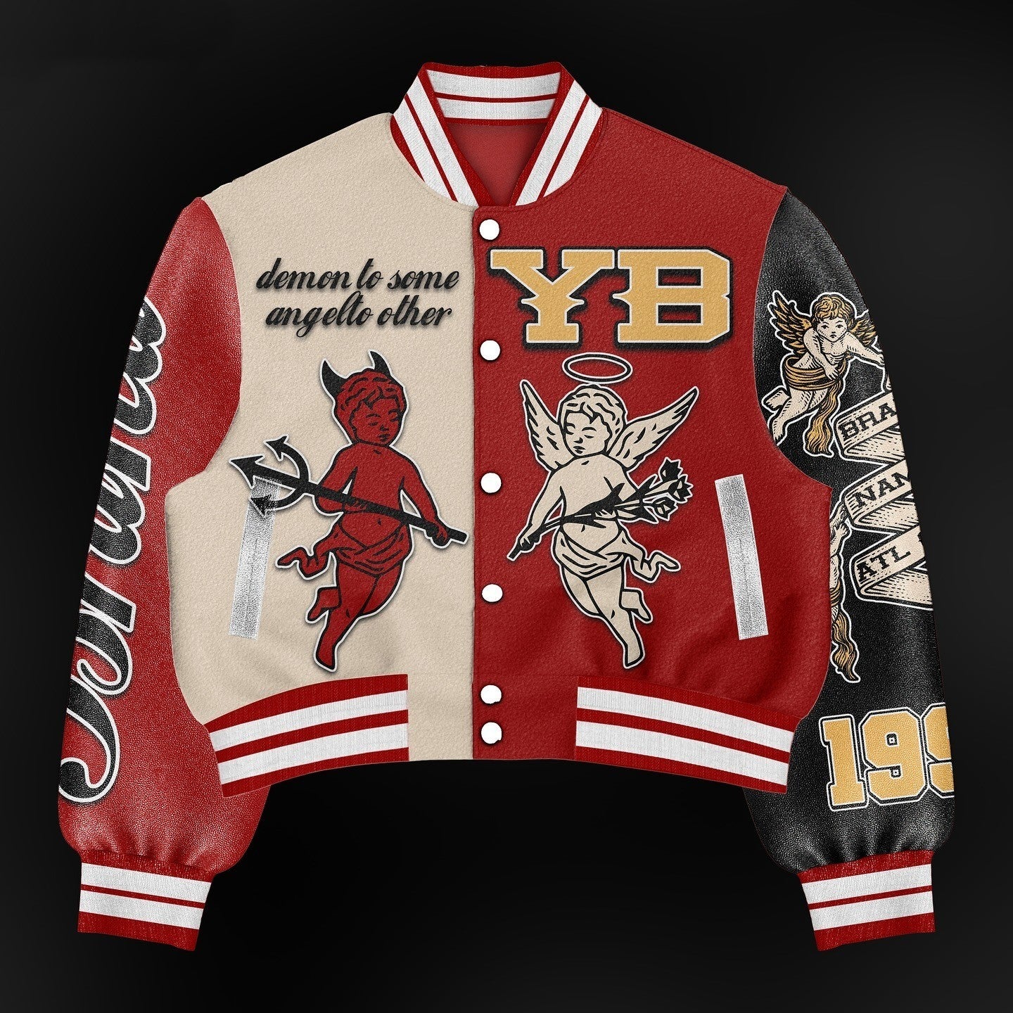 Fashion Casual Printed Polyester Sweater