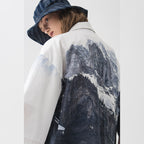 Cuban Collar Short Sleeved Shirt