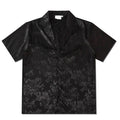 Beach loose black pattern short sleeves