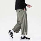 Solid Hip Hop Loose trousers
