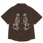 Outdoor Waterproof Quick-drying Cuban Collar Short Sleeve Shirt