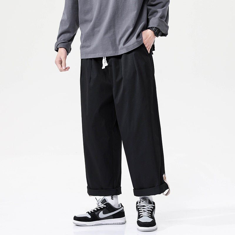 Solid Hip Hop Loose trousers