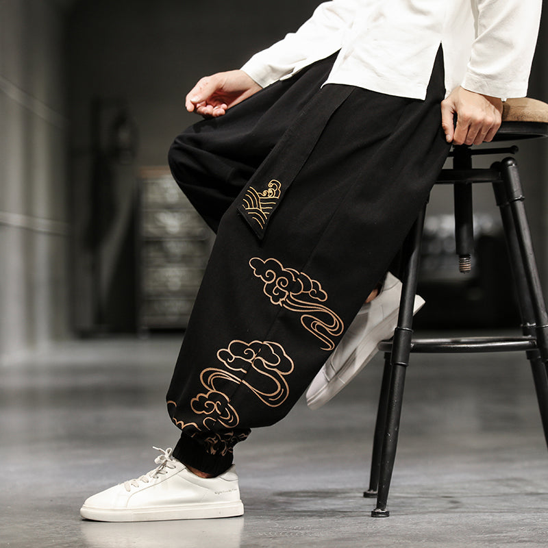 Loose Wide-leg Harem pants