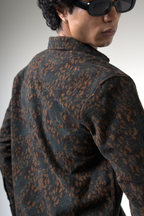 Brown Black Corduroy Shirt for Casual and Streetwear Style