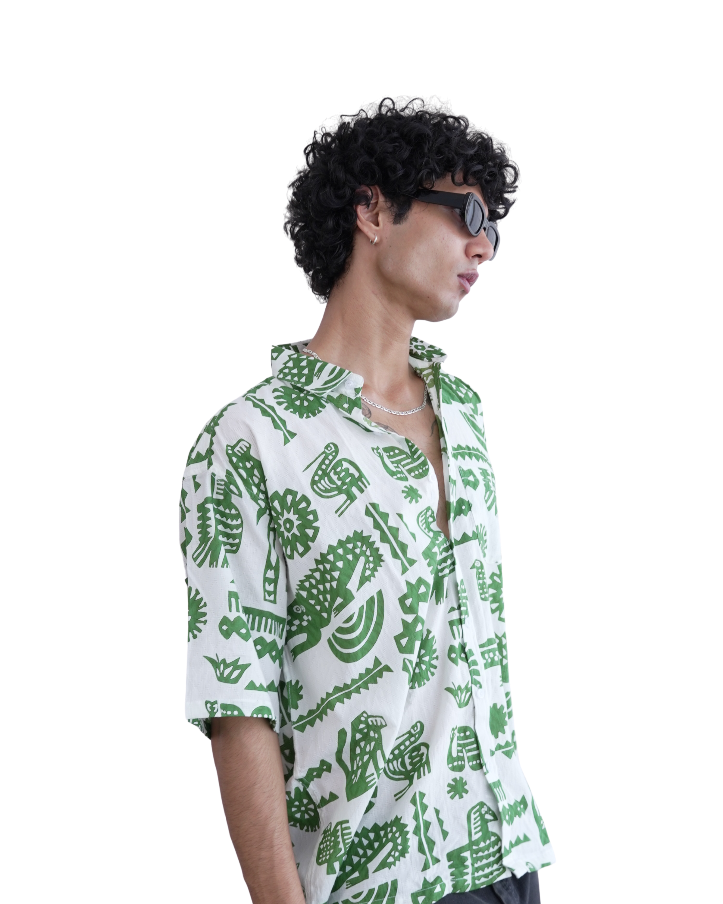 Tribal Jungle Pattern Shirt