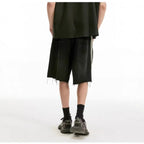 Men's Fashionable And Versatile Ripped Denim Shorts