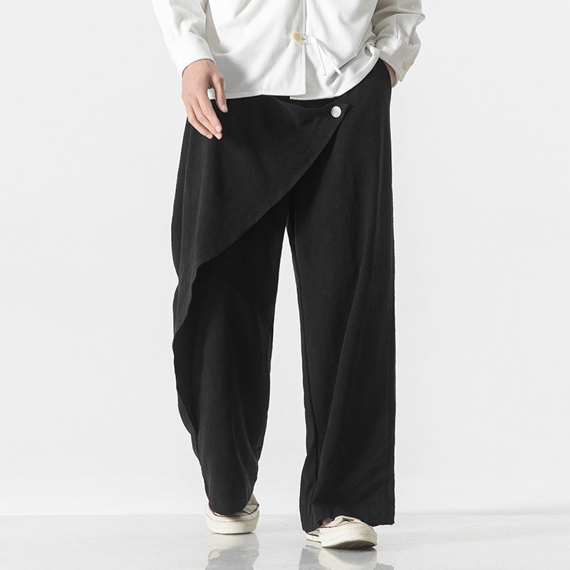 Hemp Blend Wide Leg Pants