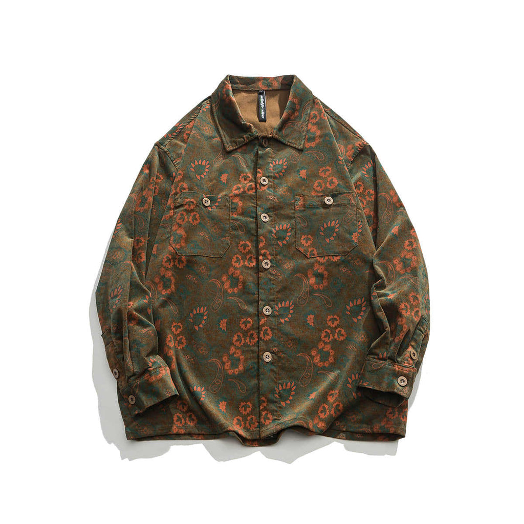 Lost Trunk Paisley Overshirt dripkaar.com