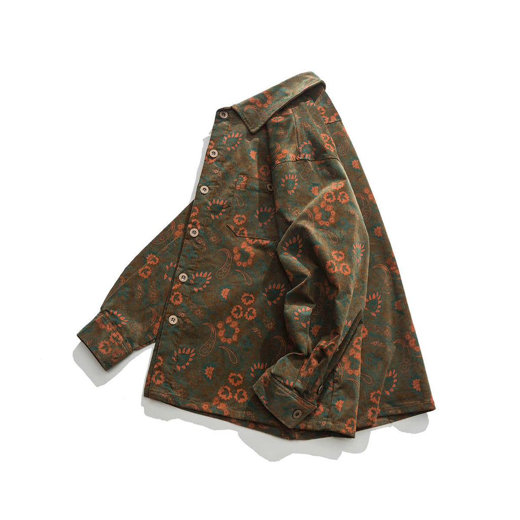Lost Trunk Paisley Overshirt dripkaar.com