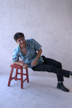 Men Teal Blue Leaf Print Short Sleeve Shirt for Summer and Resort Wear dripkaar.com