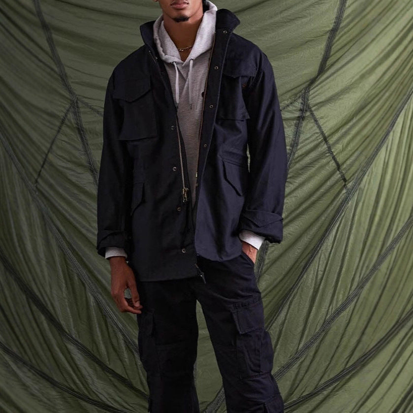 Mid-length Wear-resistant Warm Shell Jacket dripkaar.com