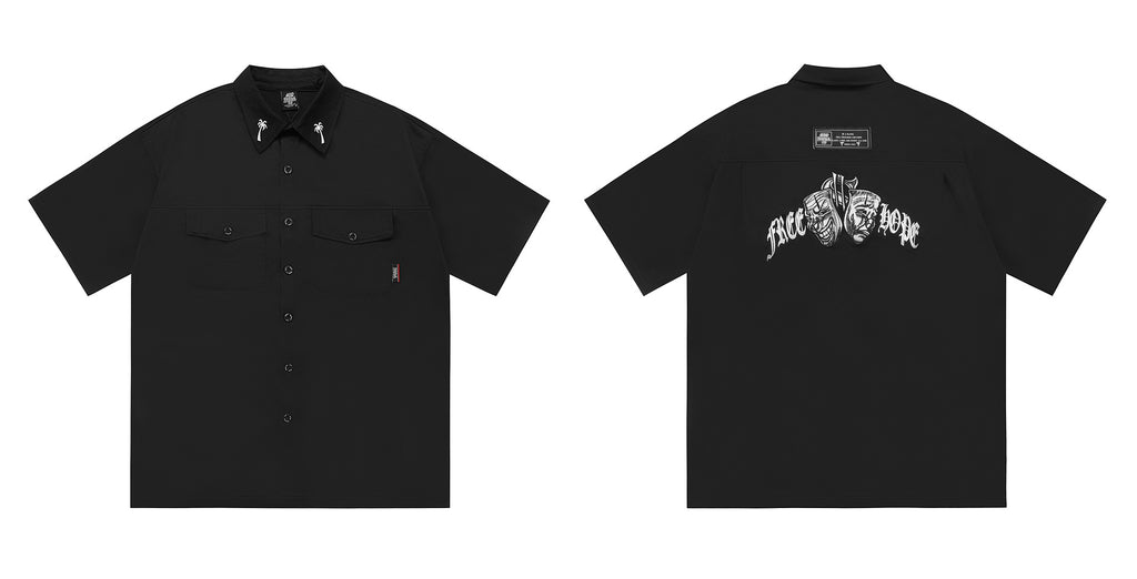 PALM COLLAR SHIRT dripkaar.com