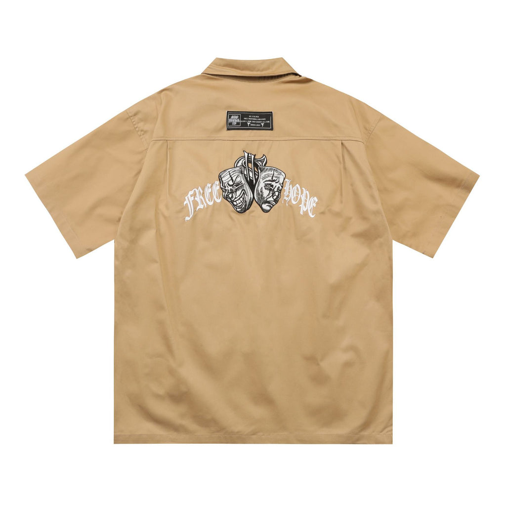 PALM COLLAR SHIRT dripkaar.com