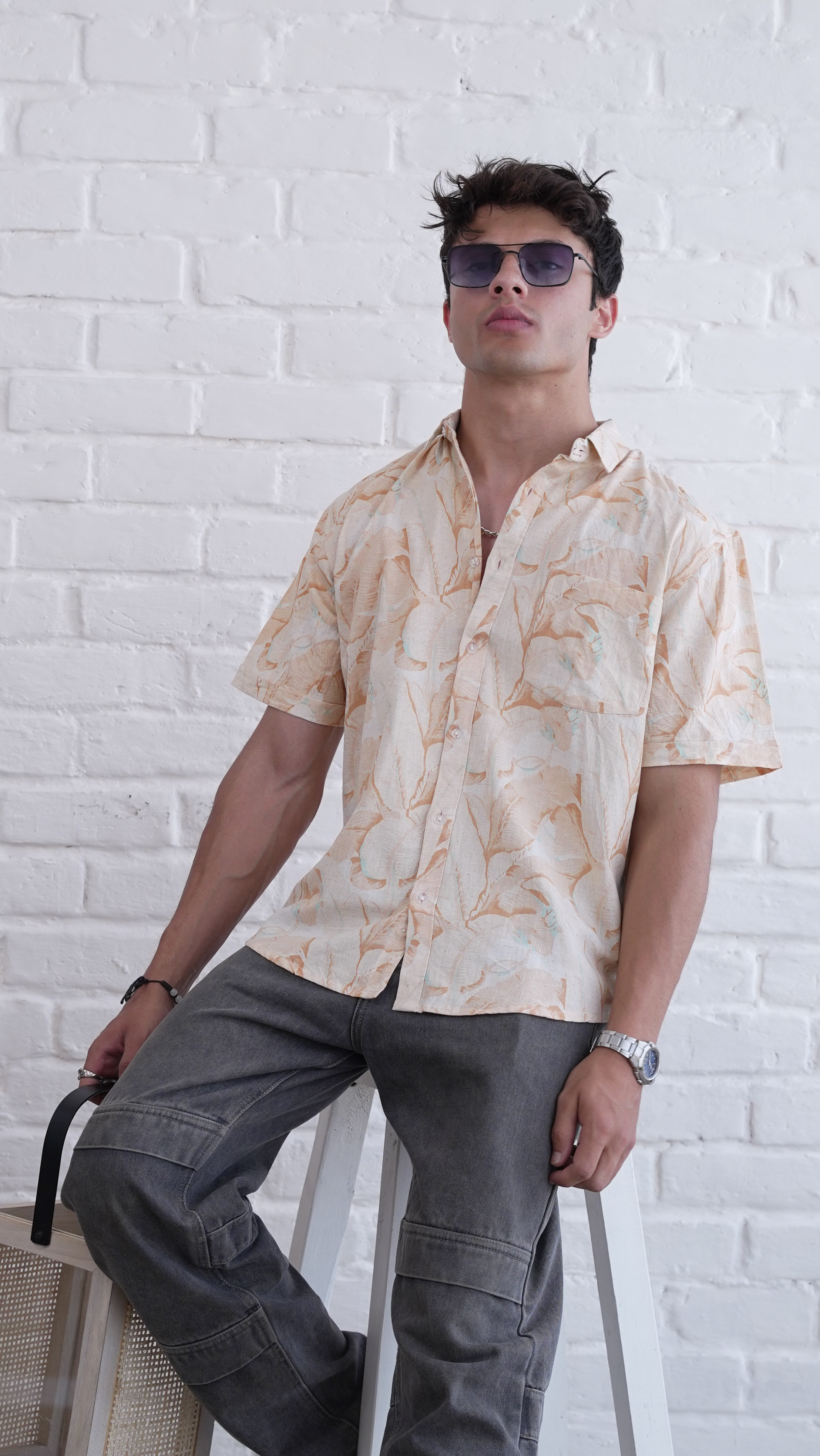 Pastel Beach Vibe Shirt for Men dripkaar.com