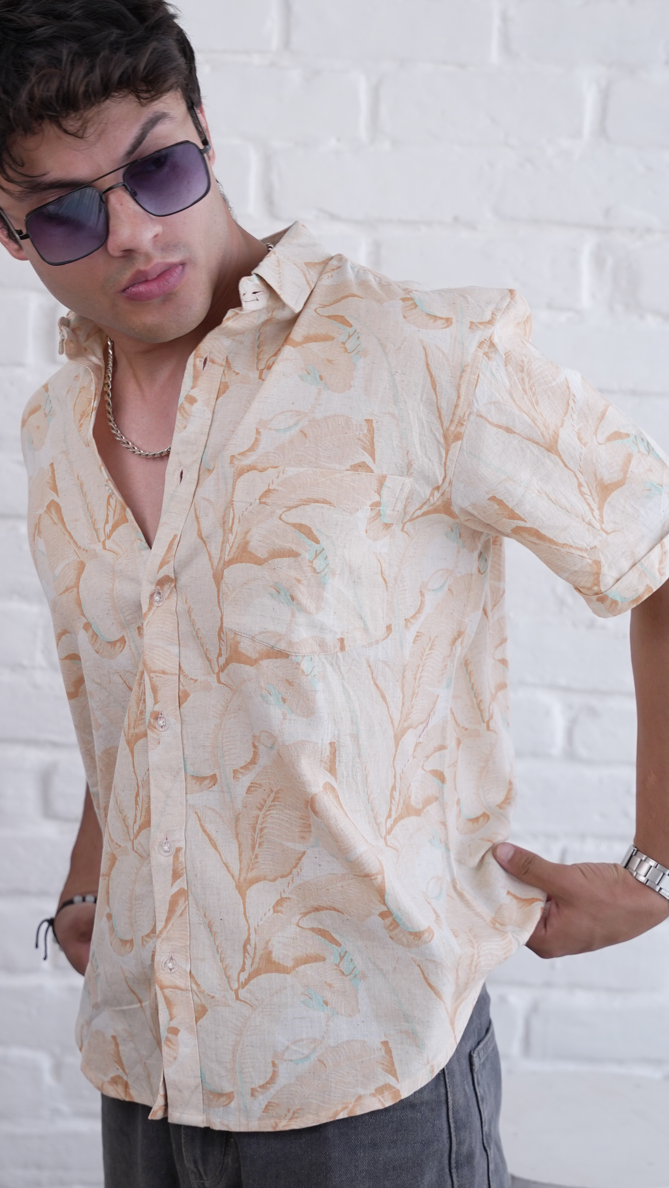 Pastel Beach Vibe Shirt for Men dripkaar.com