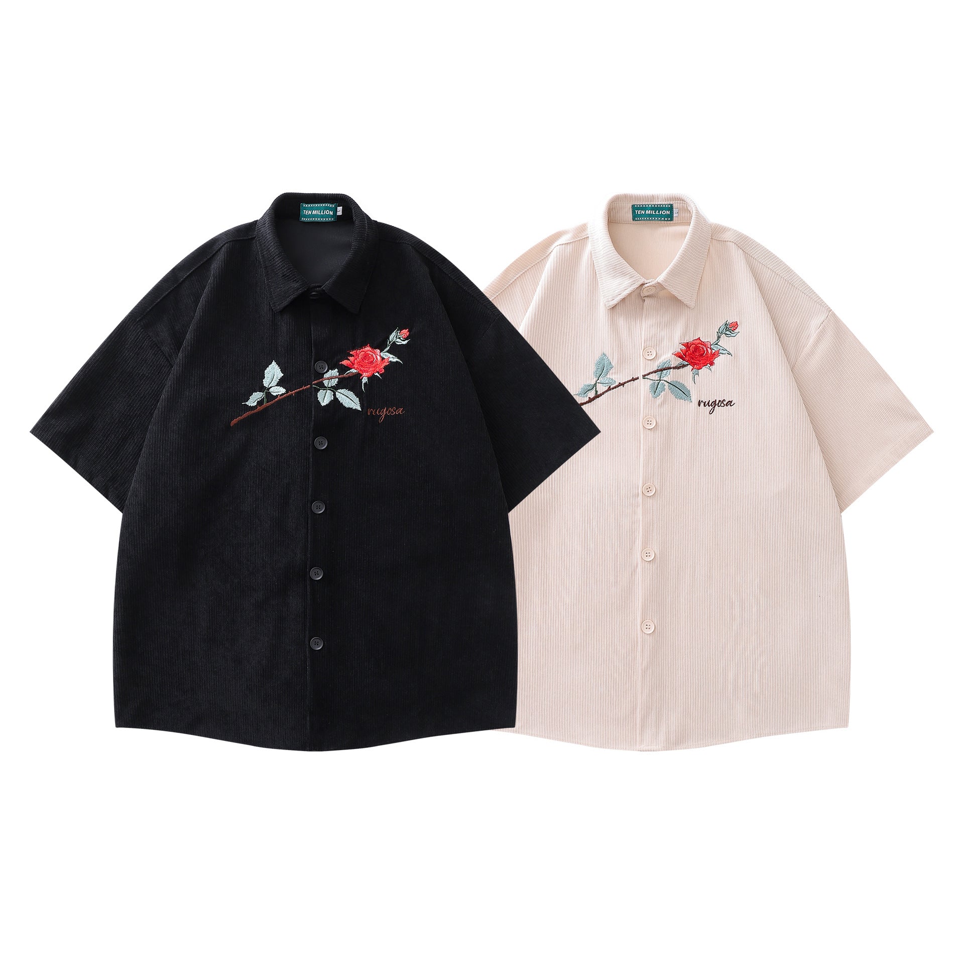 TEN MILLION Rose Shirt dripkaar.com