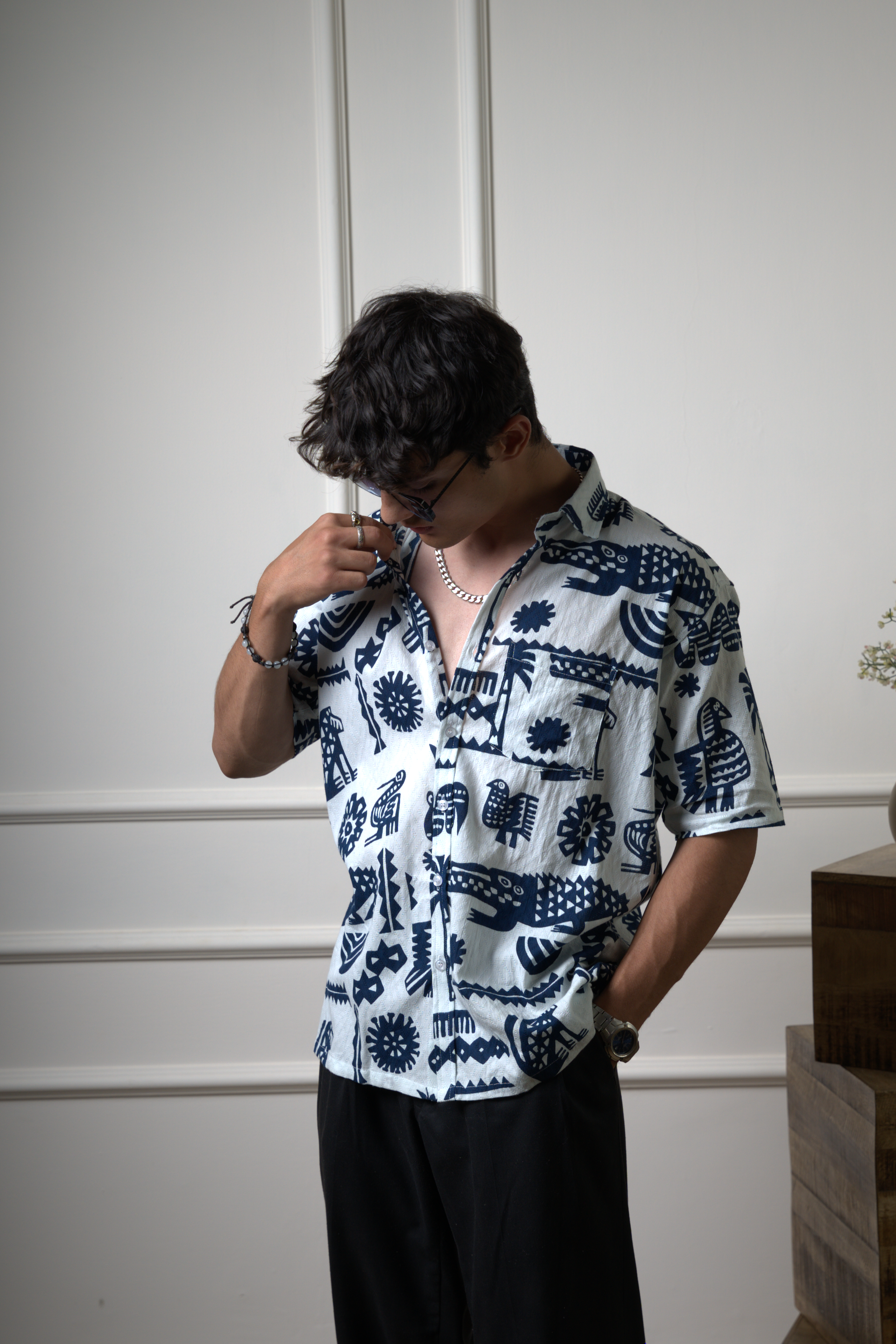 Tribal Jungle Pattern Shirt dripkaar.com