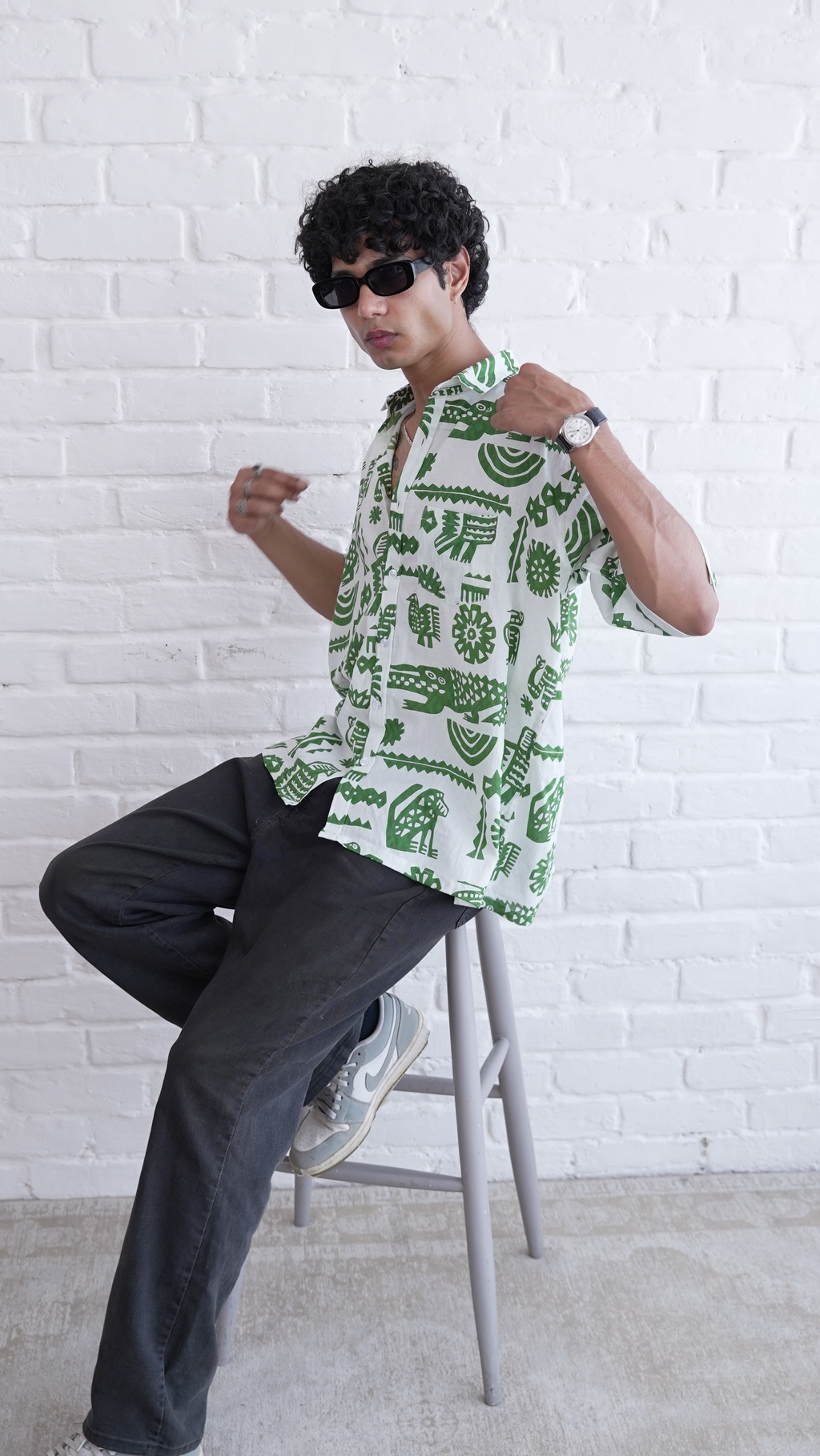 Tribal Jungle Pattern Shirt dripkaar.com