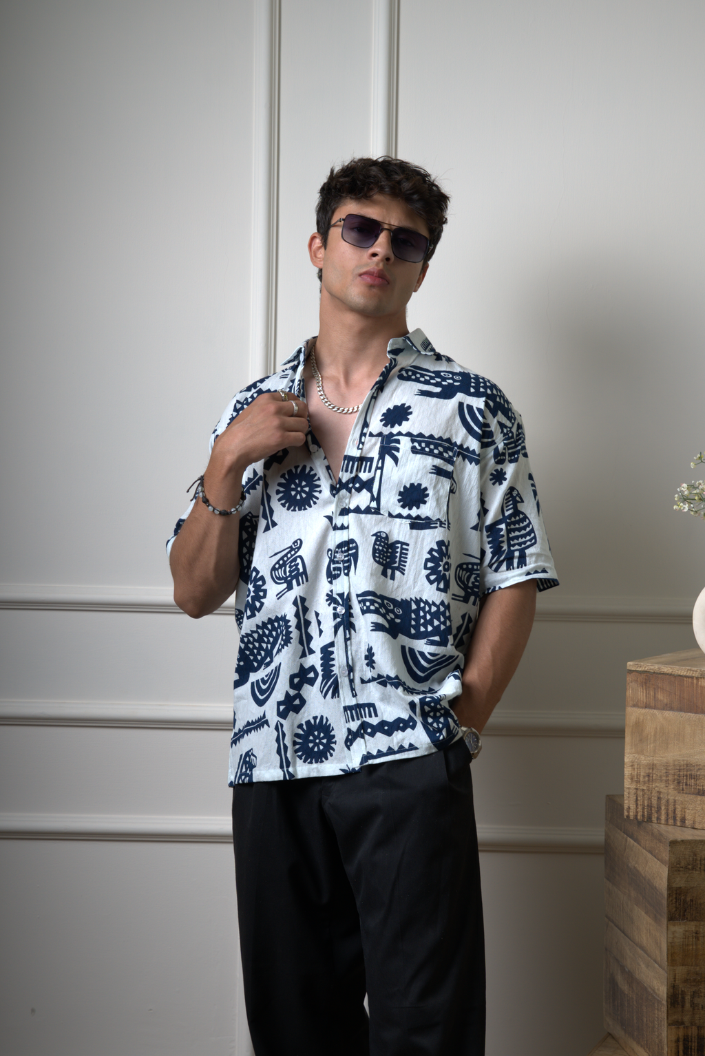 Tribal Jungle Pattern Shirt dripkaar.com