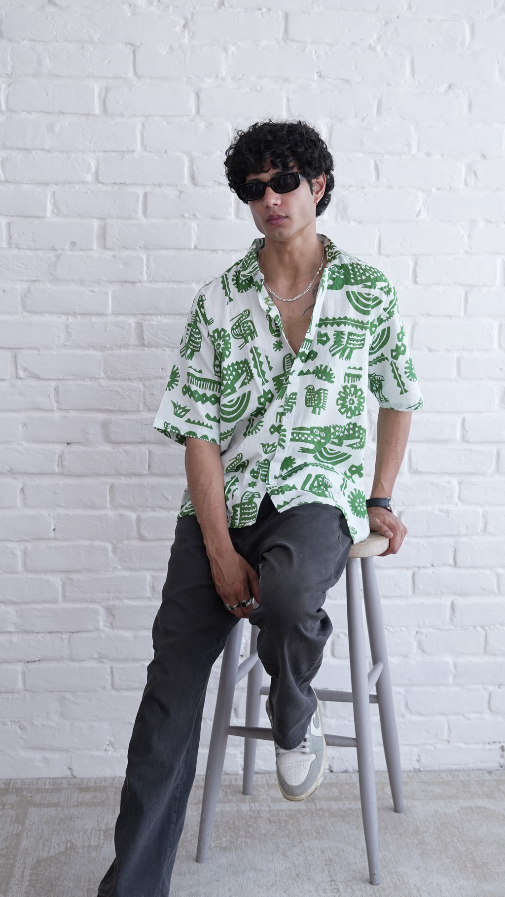 Tribal Jungle Pattern Shirt dripkaar.com