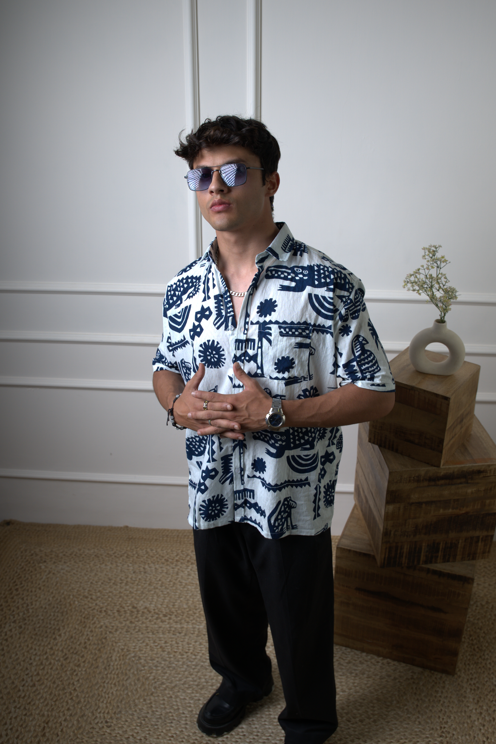 Tribal Jungle Pattern Shirt dripkaar.com