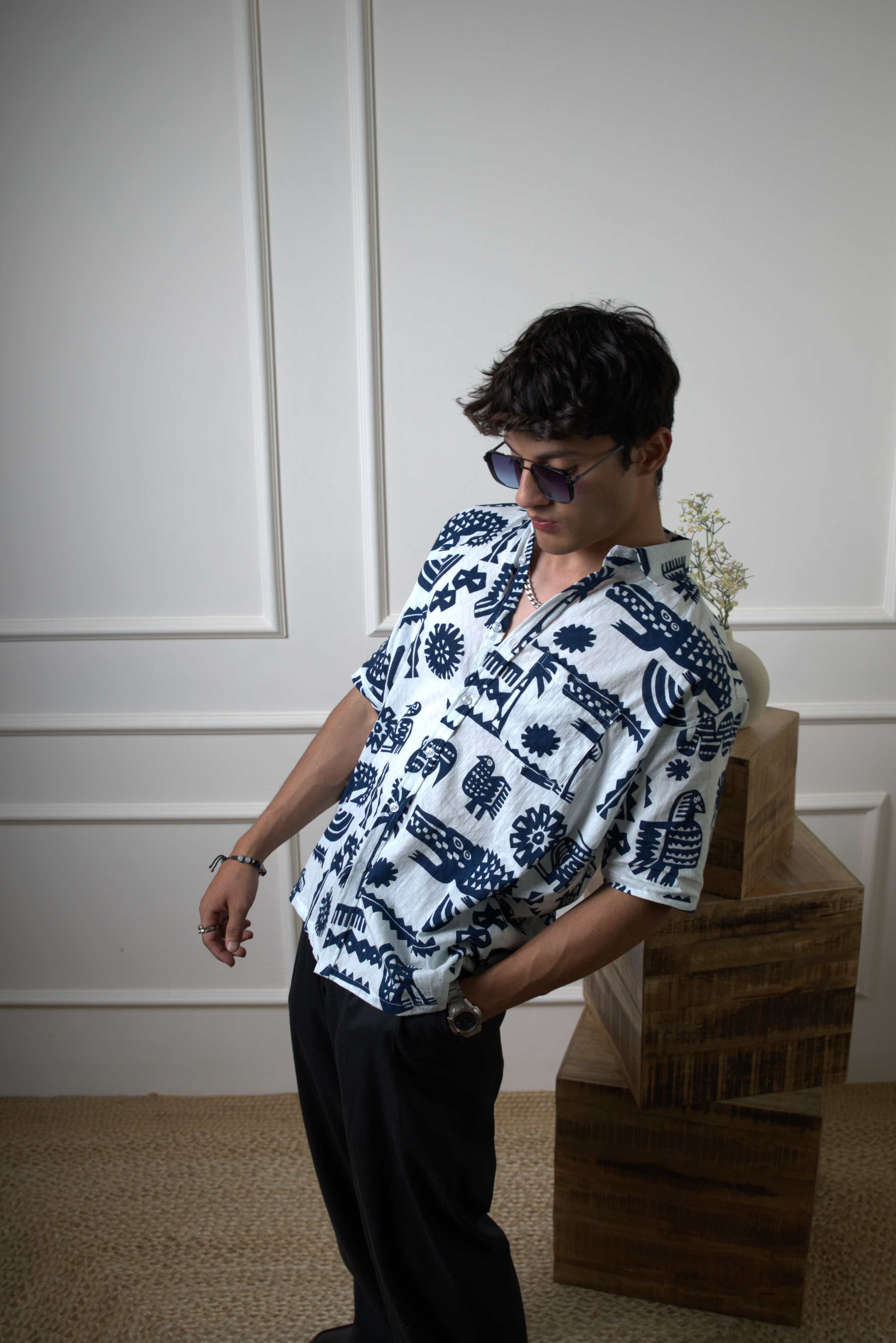 Tribal Jungle Pattern Shirt dripkaar.com