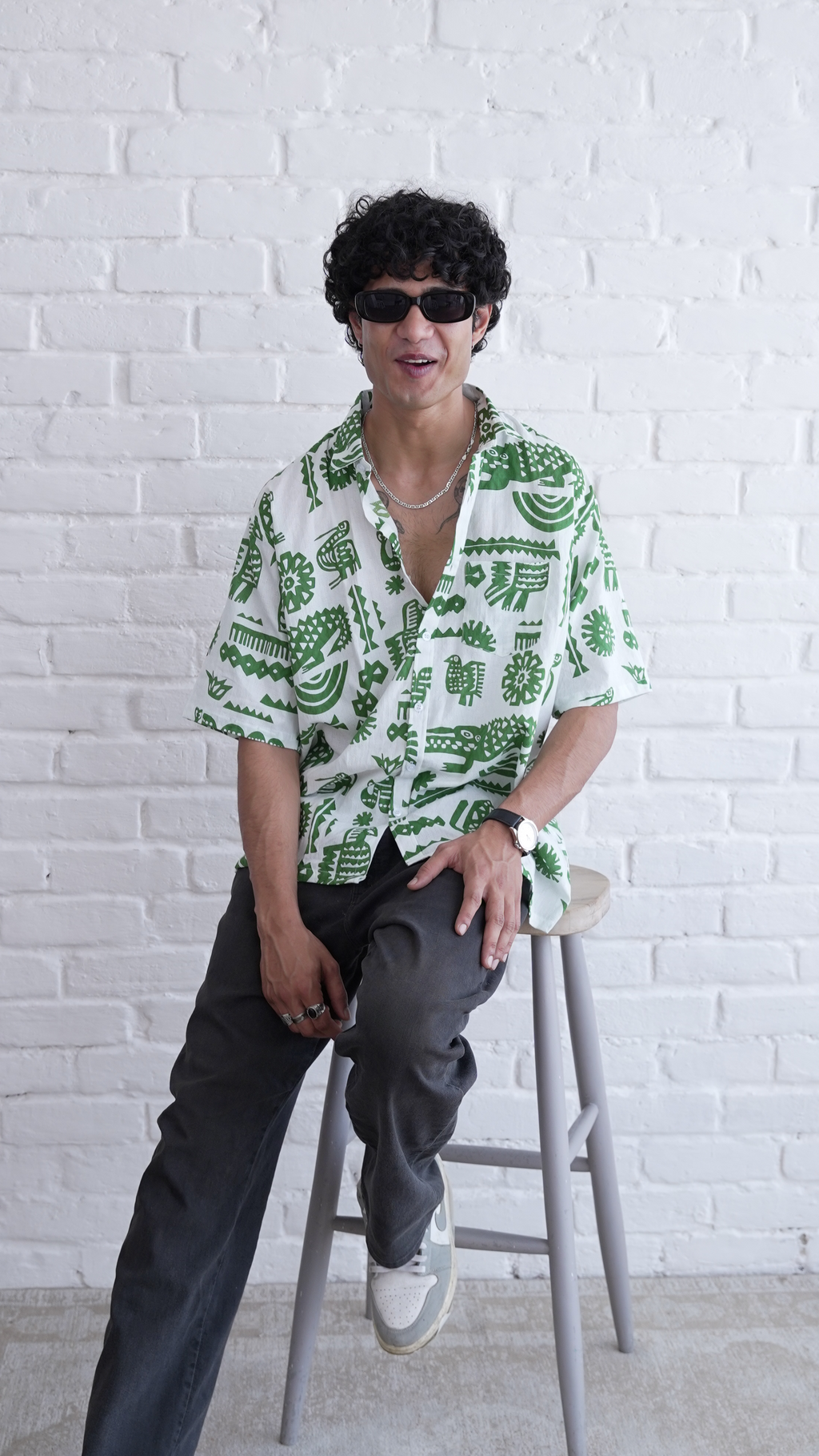 Tribal Jungle Pattern Shirt dripkaar.com