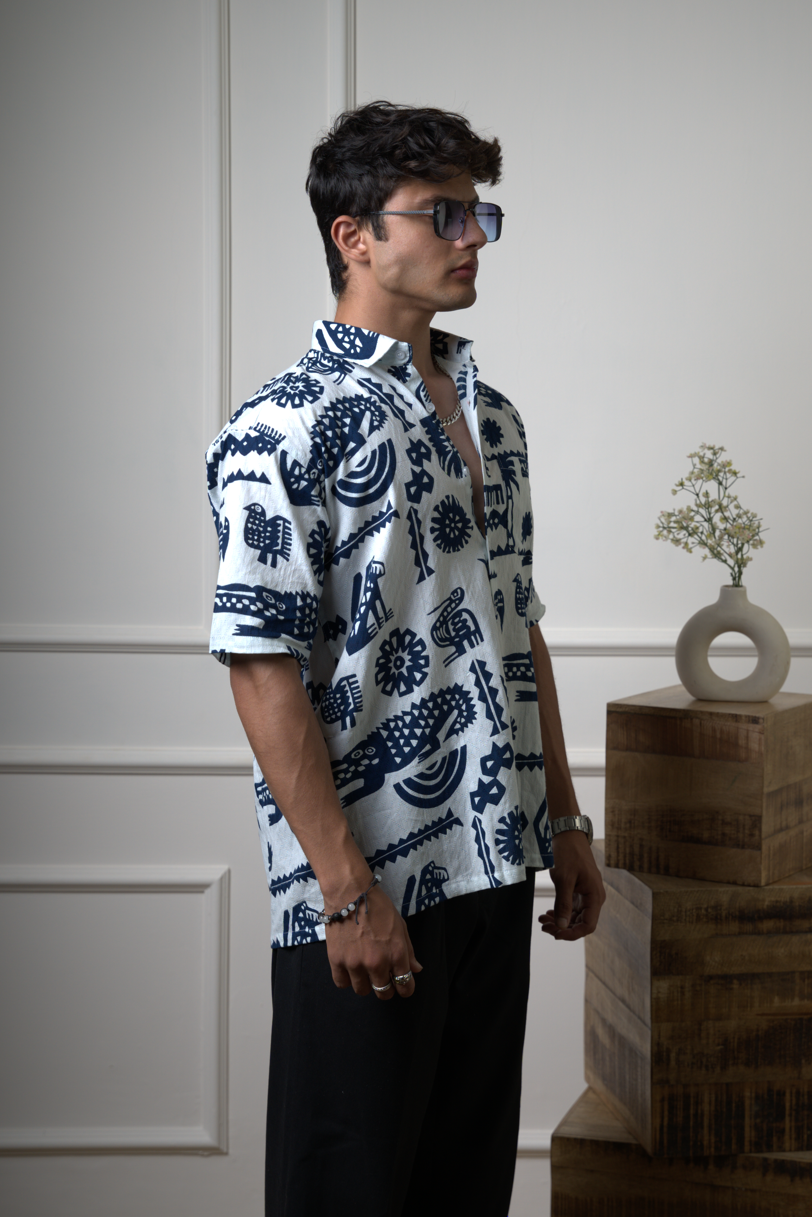 Tribal Jungle Pattern Shirt dripkaar.com
