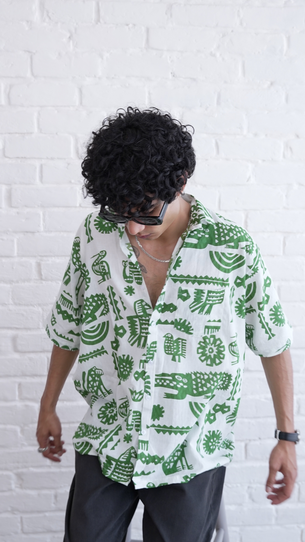 Tribal Jungle Pattern Shirt dripkaar.com