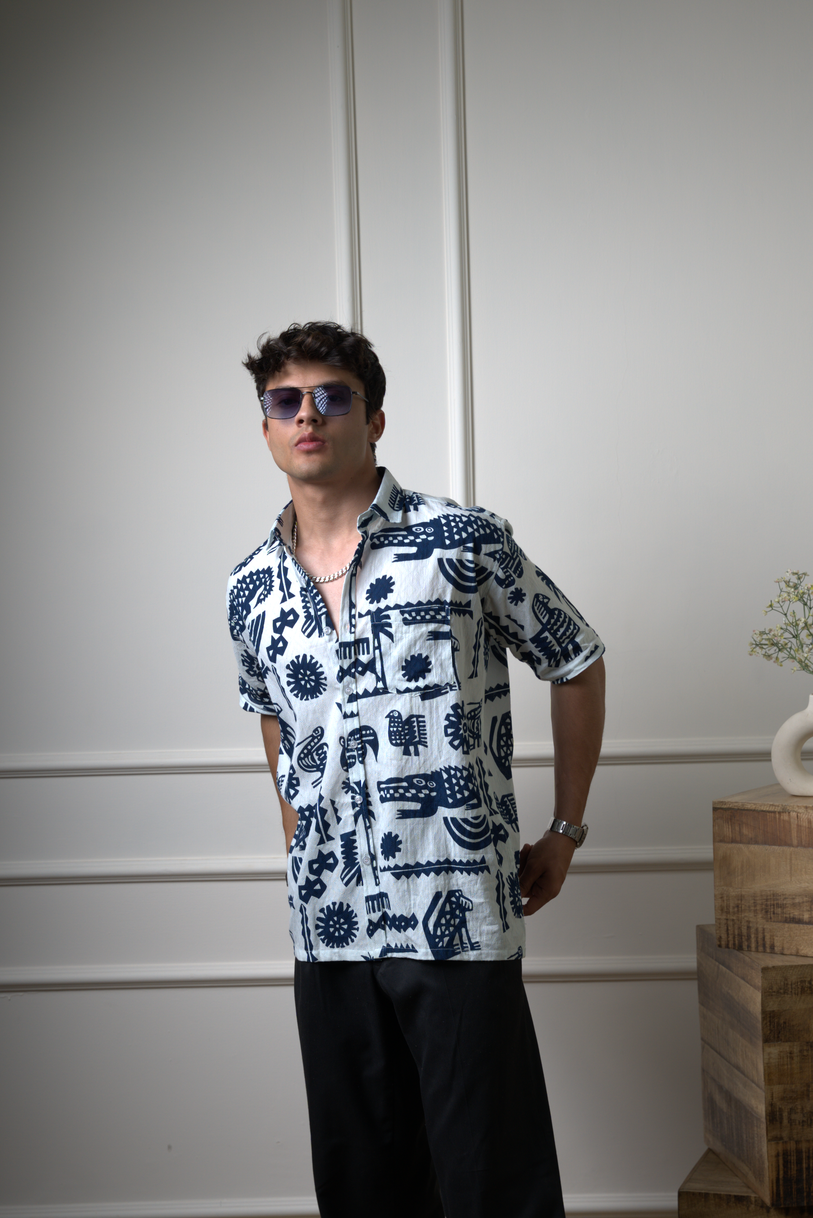 Tribal Jungle Pattern Shirt dripkaar.com
