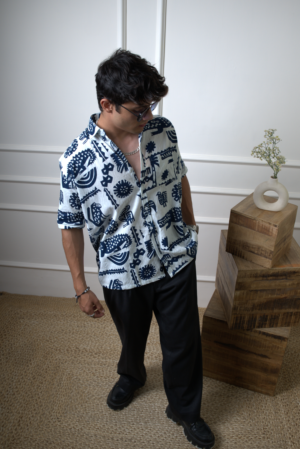 Tribal Jungle Pattern Shirt dripkaar.com