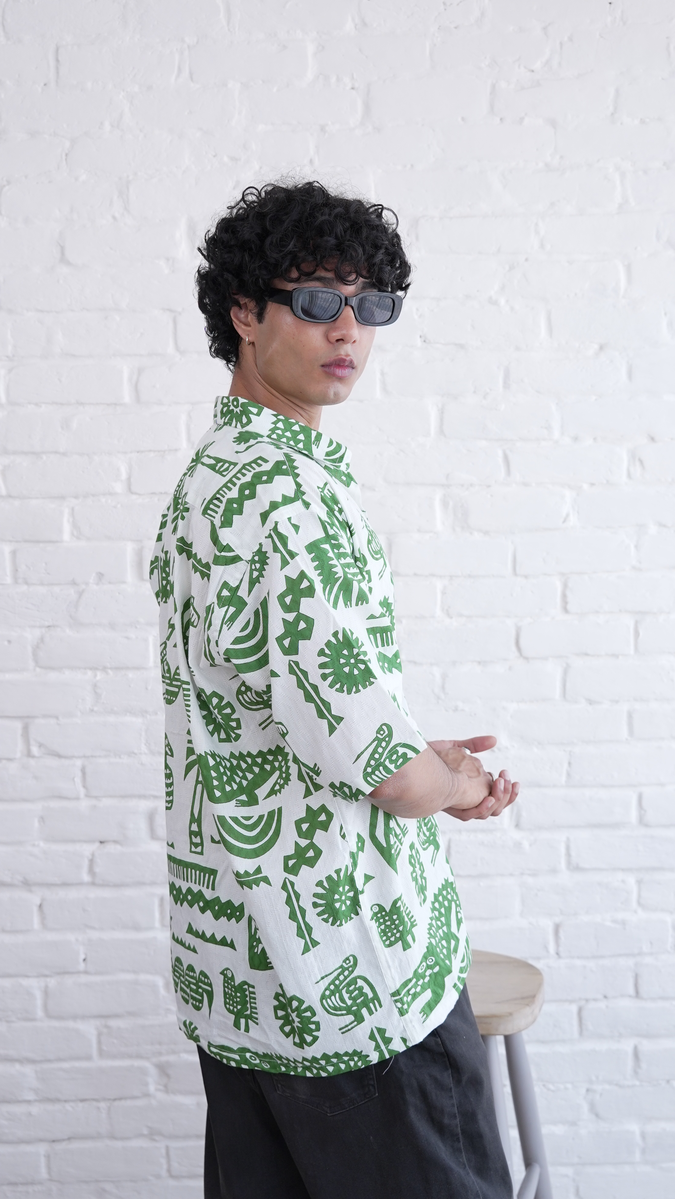 Tribal Jungle Pattern Shirt dripkaar.com
