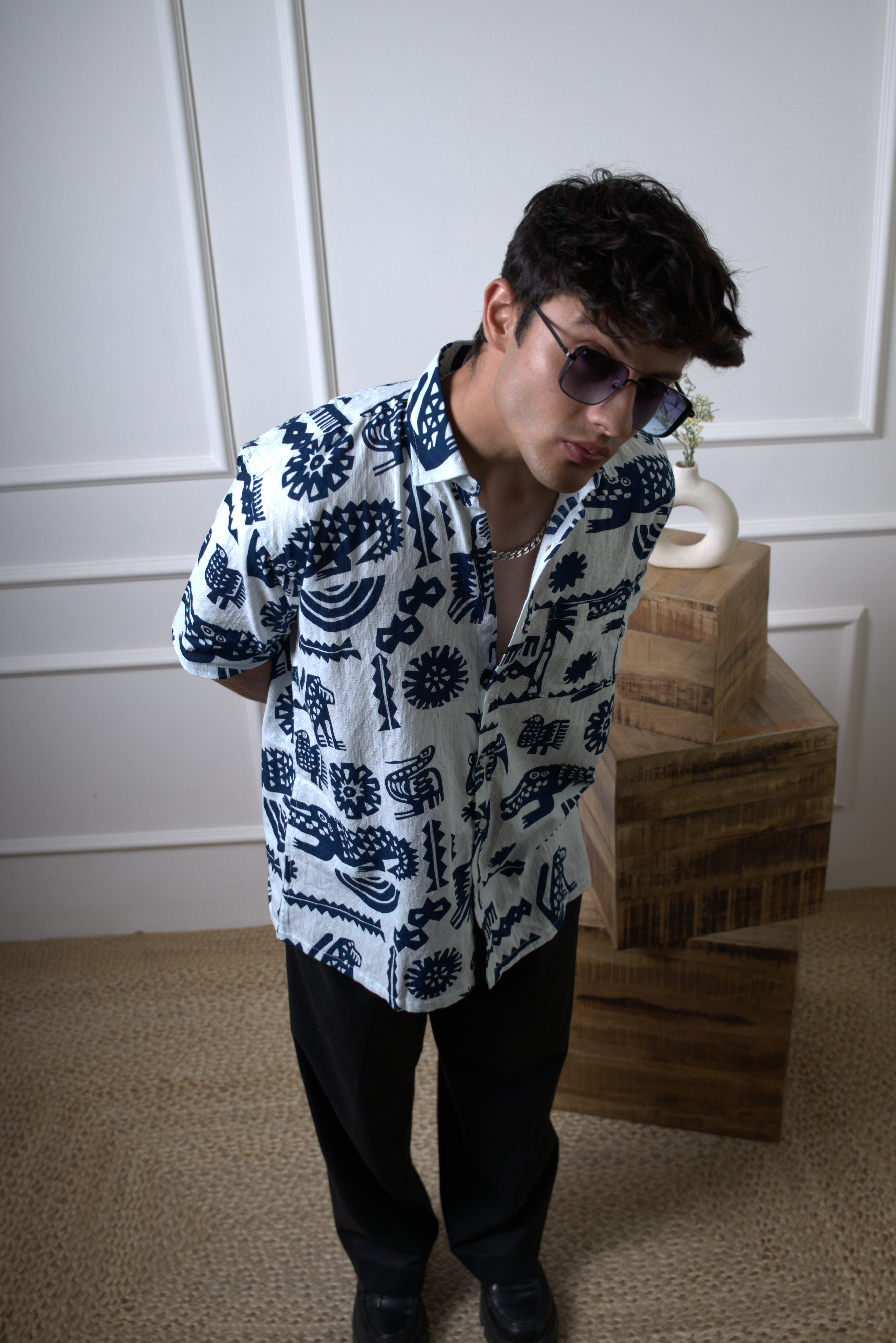 Tribal Jungle Pattern Shirt dripkaar.com