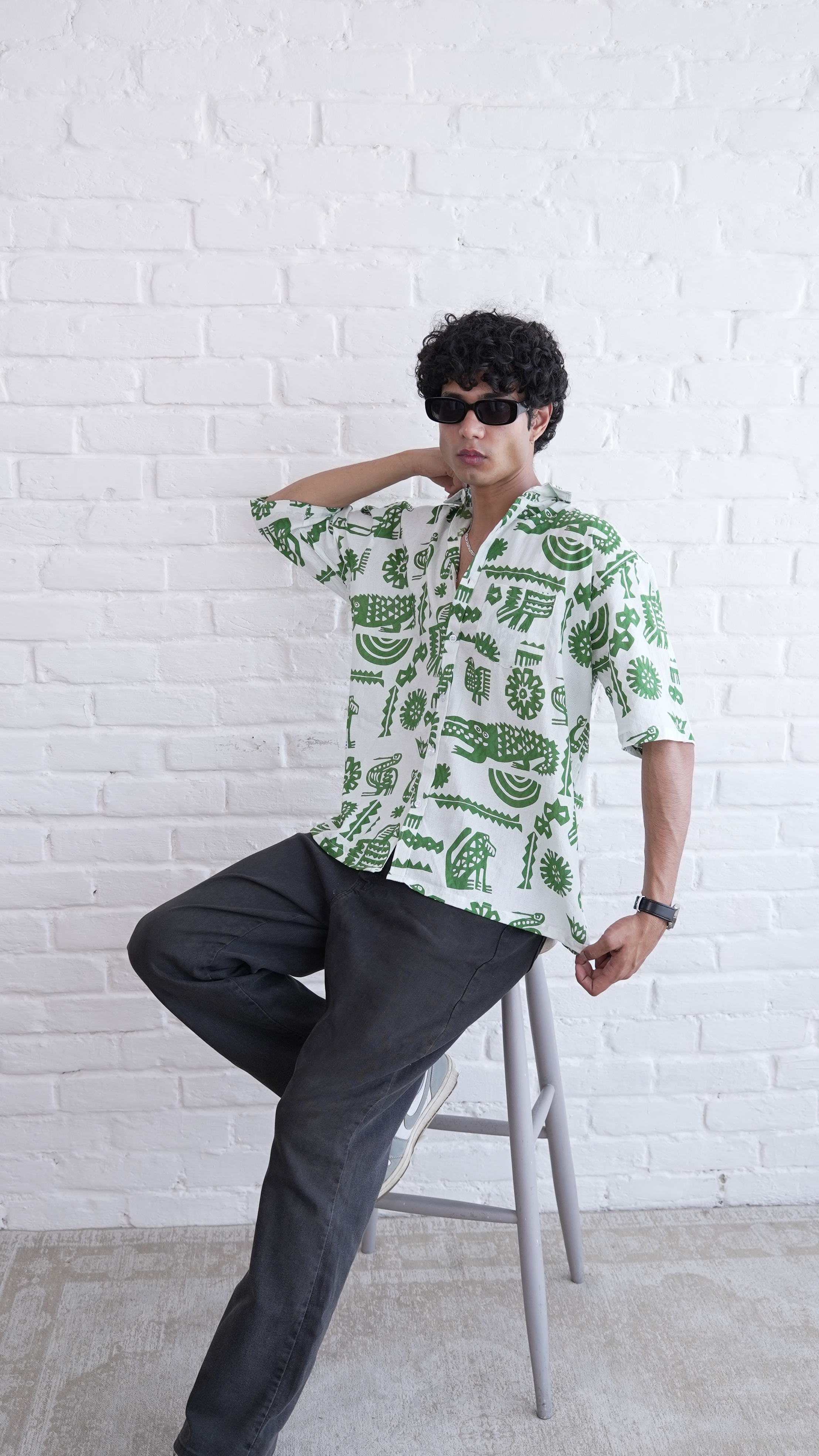 Tribal Jungle Pattern Shirt dripkaar.com