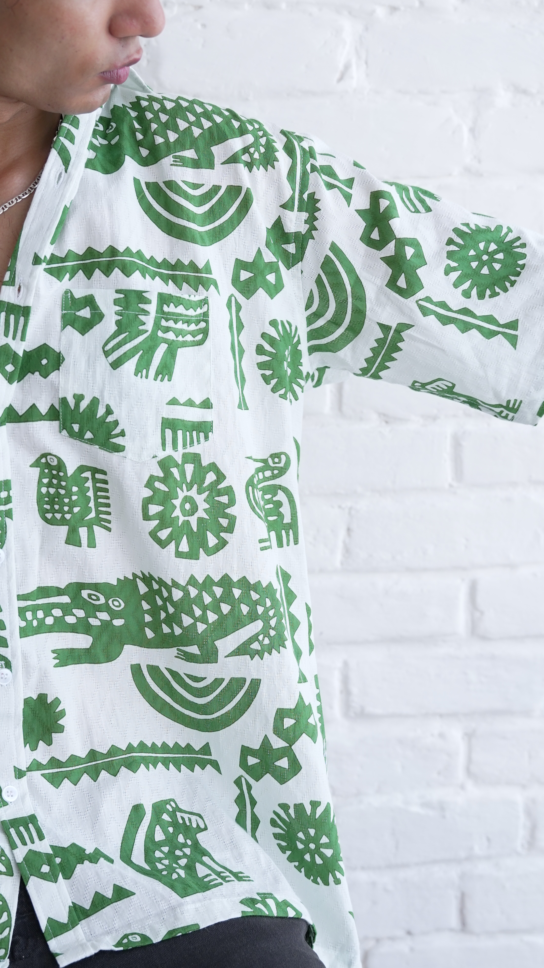 Tribal Jungle Pattern Shirt dripkaar.com