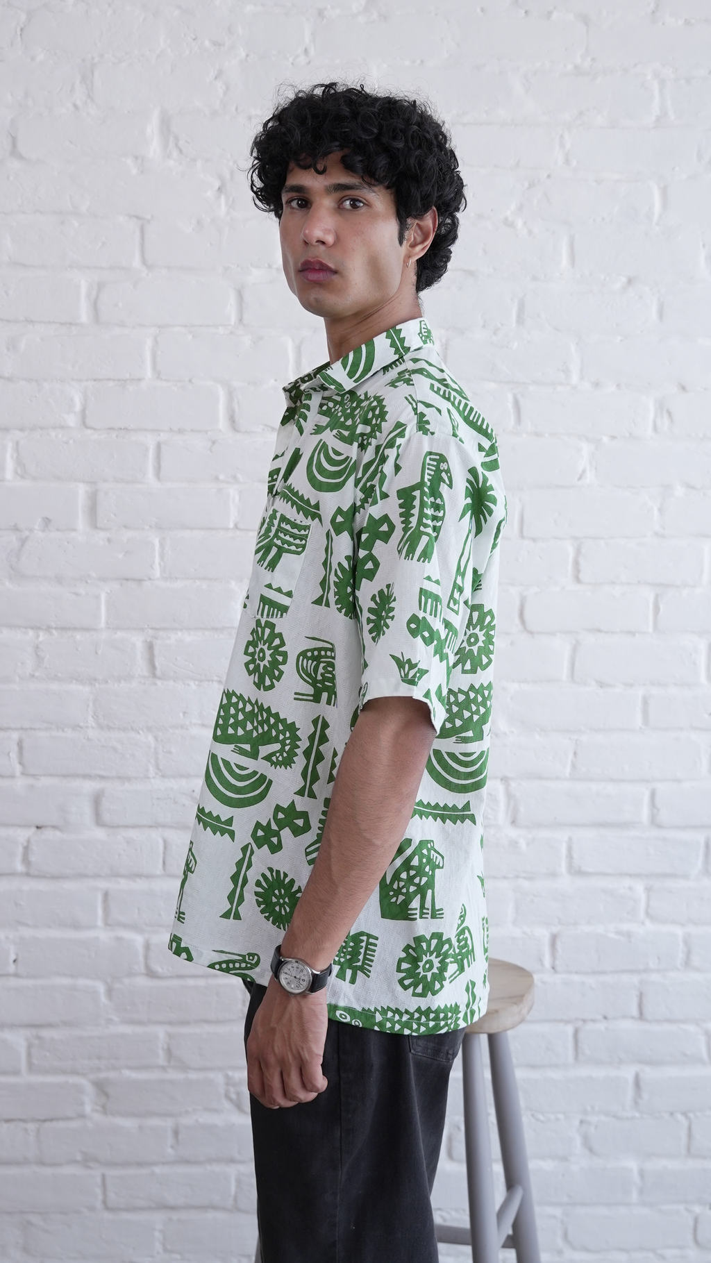 Tribal Jungle Pattern Shirt dripkaar.com
