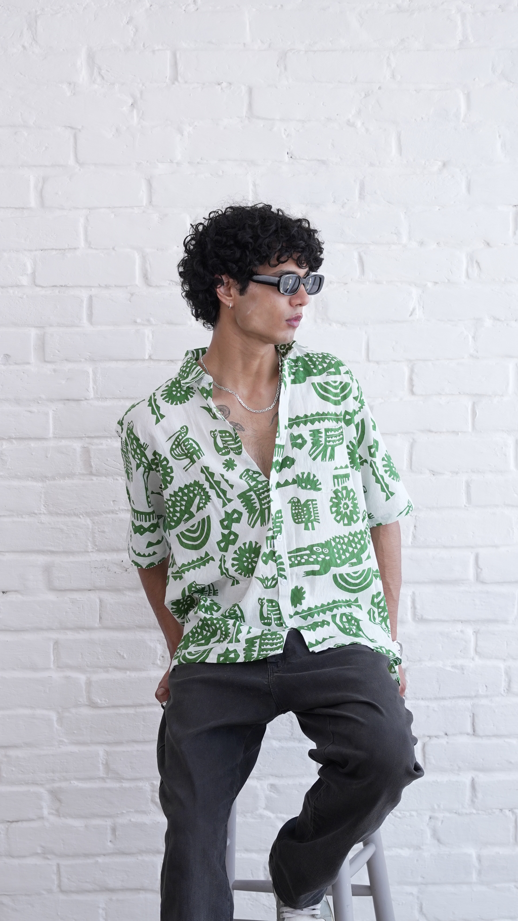 Tribal Jungle Pattern Shirt dripkaar.com