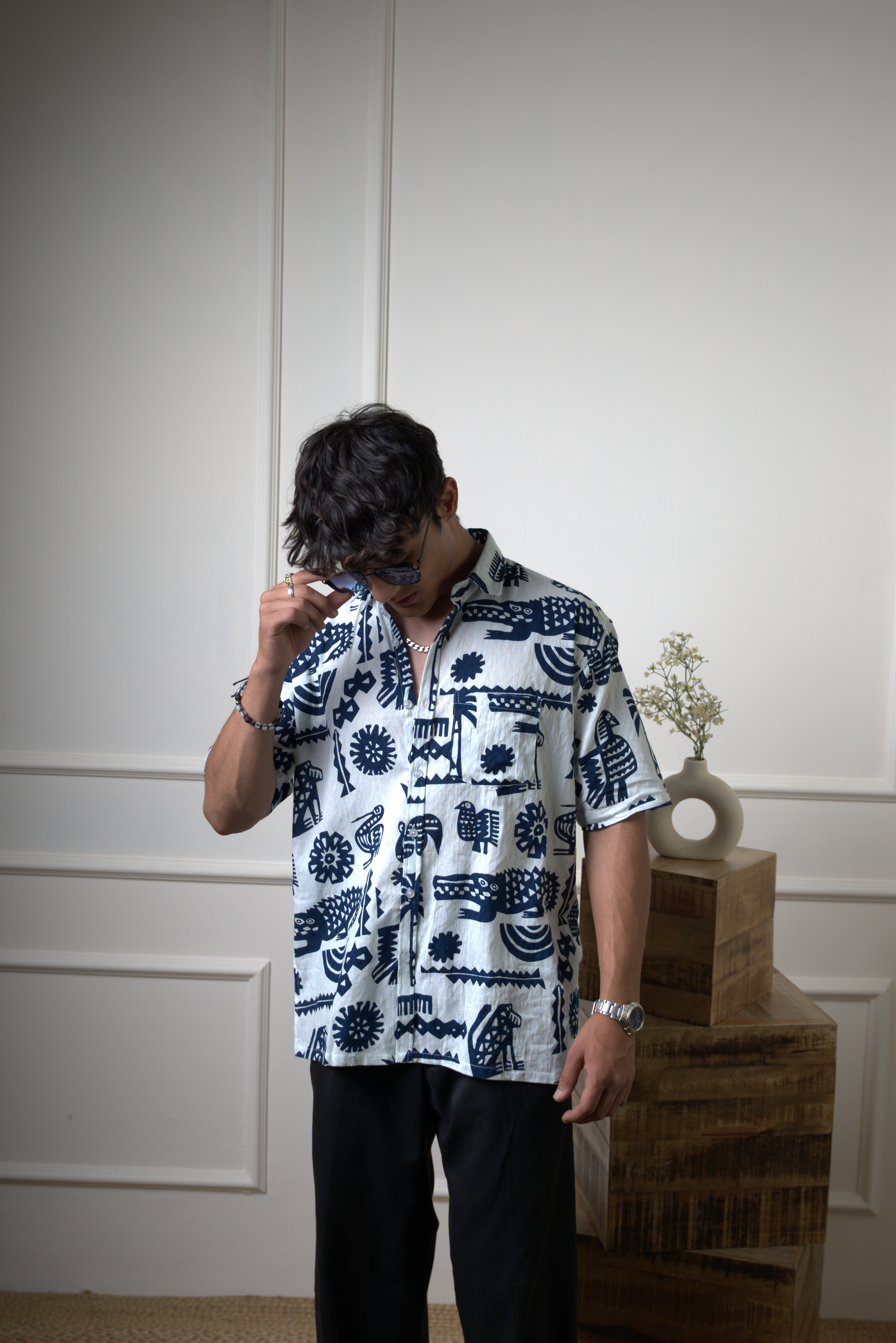 Tribal Jungle Pattern Shirt dripkaar.com
