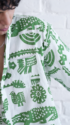 Tribal Jungle Pattern Shirt dripkaar.com