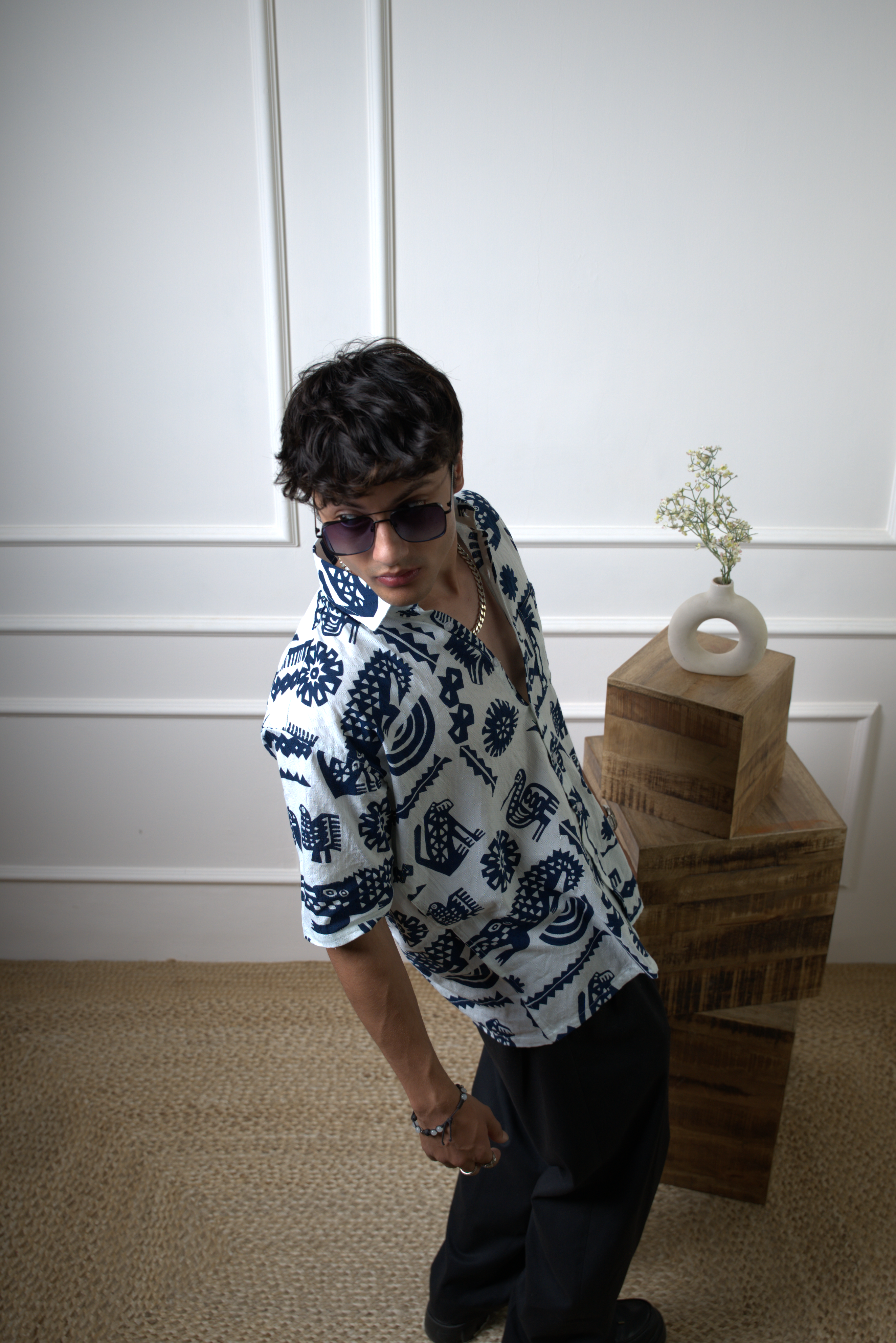 Tribal Jungle Pattern Shirt dripkaar.com