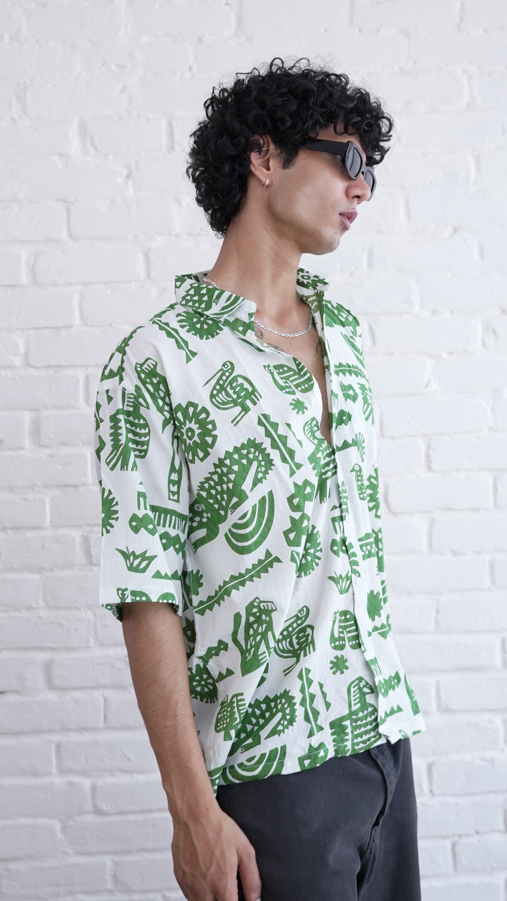 Tribal Jungle Pattern Shirt dripkaar.com