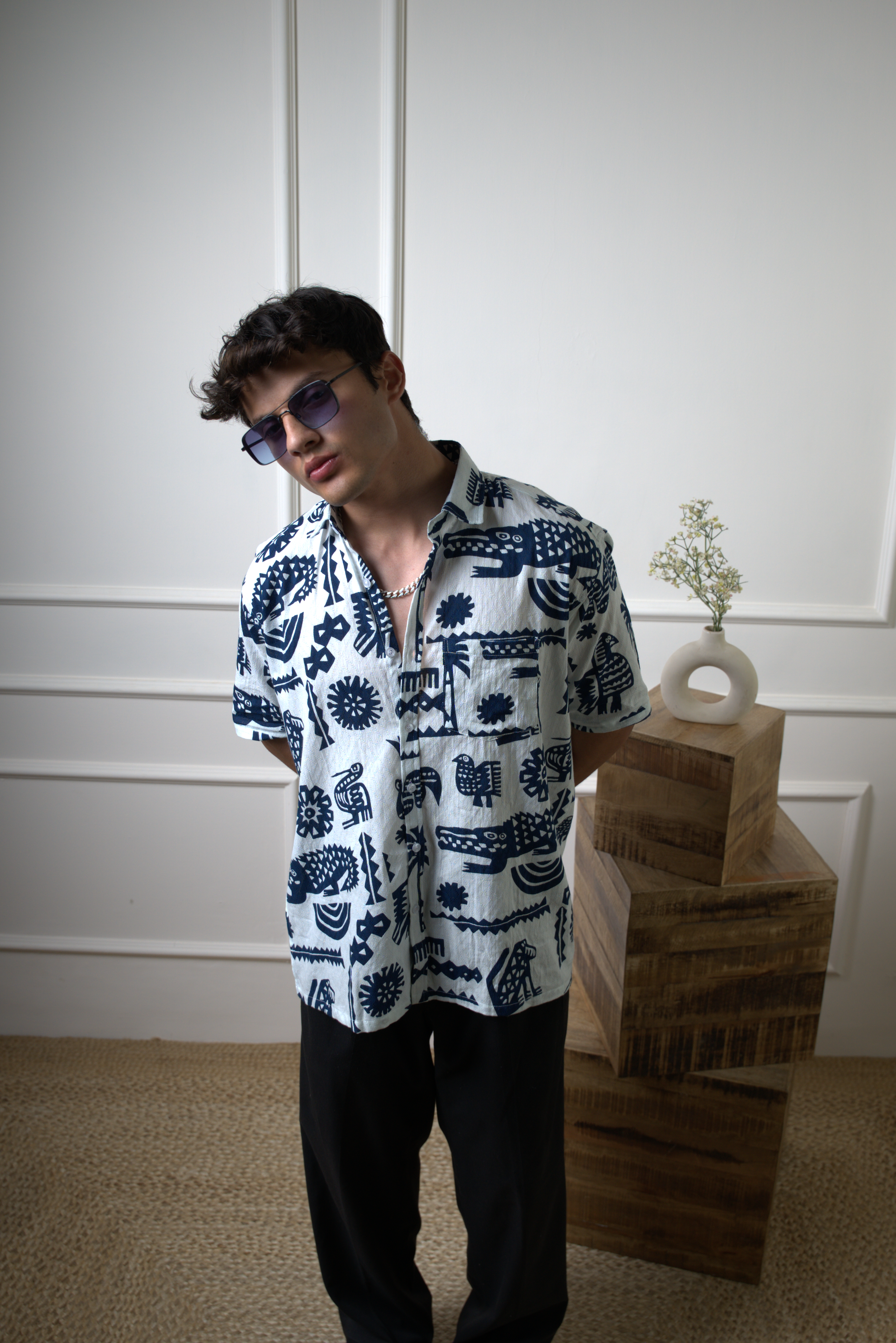 Tribal Jungle Pattern Shirt dripkaar.com