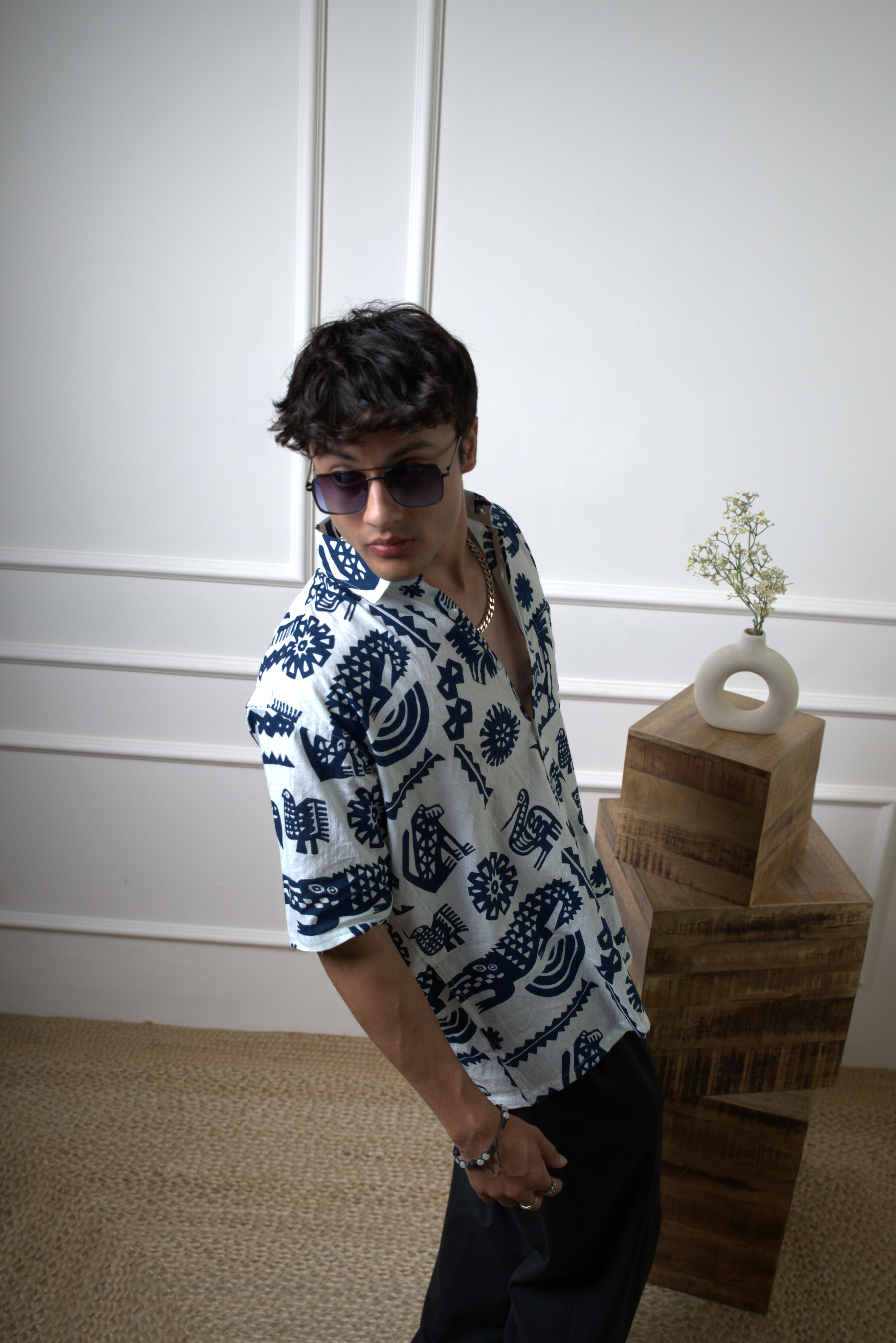 Tribal Jungle Pattern Shirt dripkaar.com