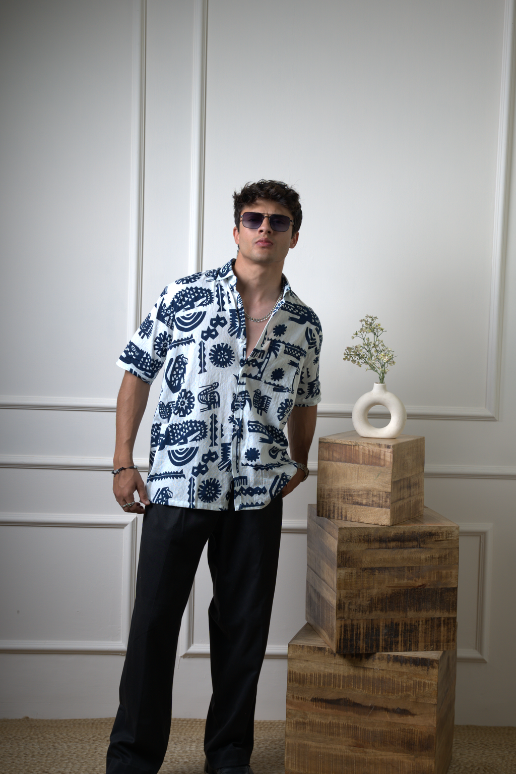 Tribal Jungle Pattern Shirt dripkaar.com