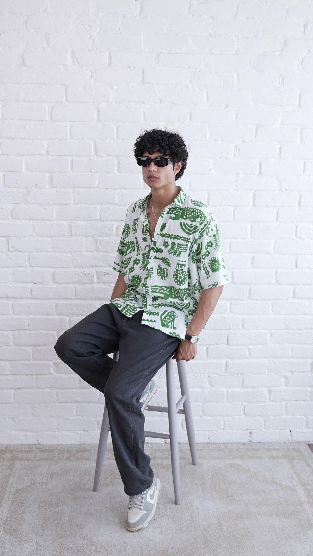 Tribal Jungle Pattern Shirt dripkaar.com