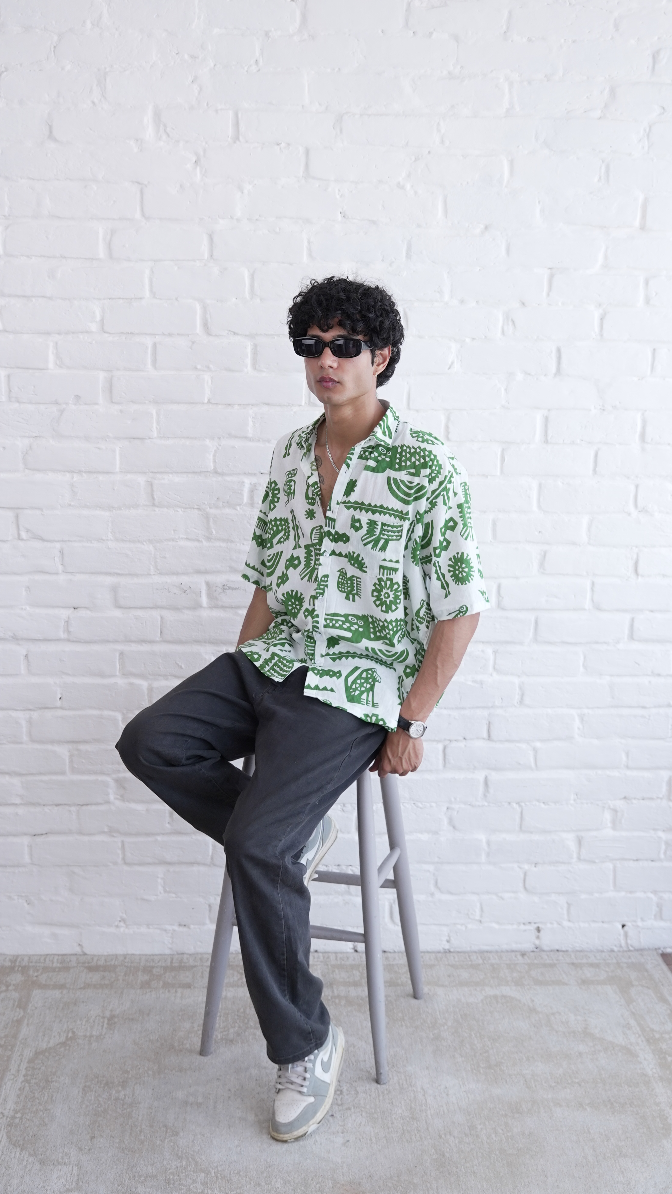 Tribal Jungle Pattern Shirt dripkaar.com
