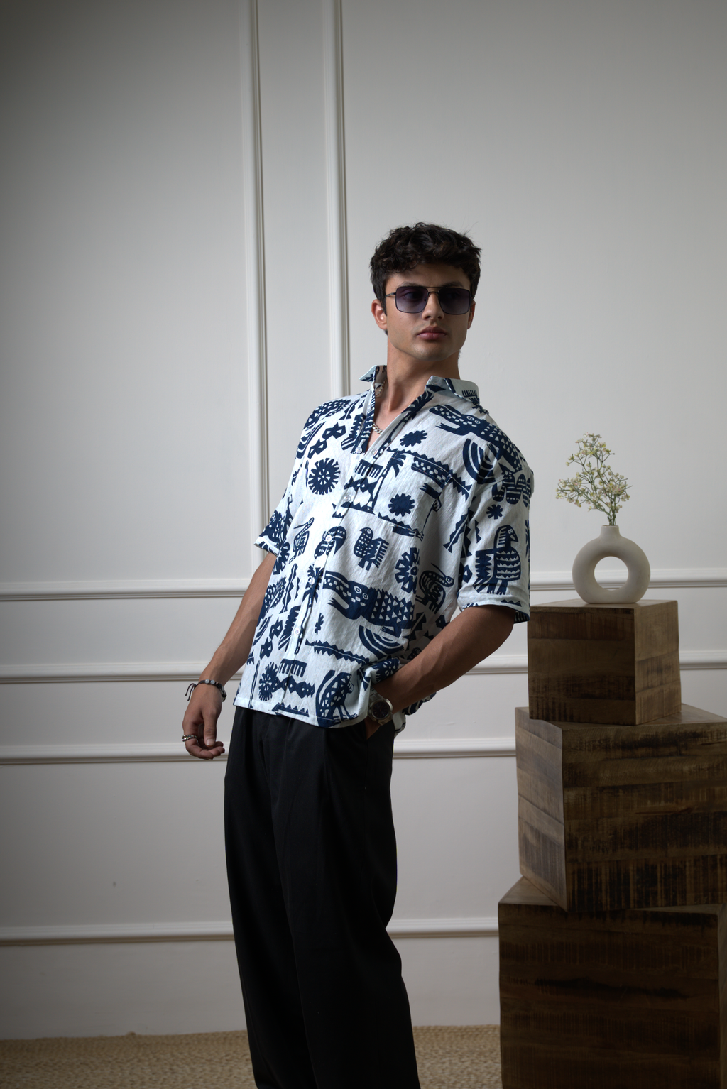 Tribal Jungle Pattern Shirt dripkaar.com