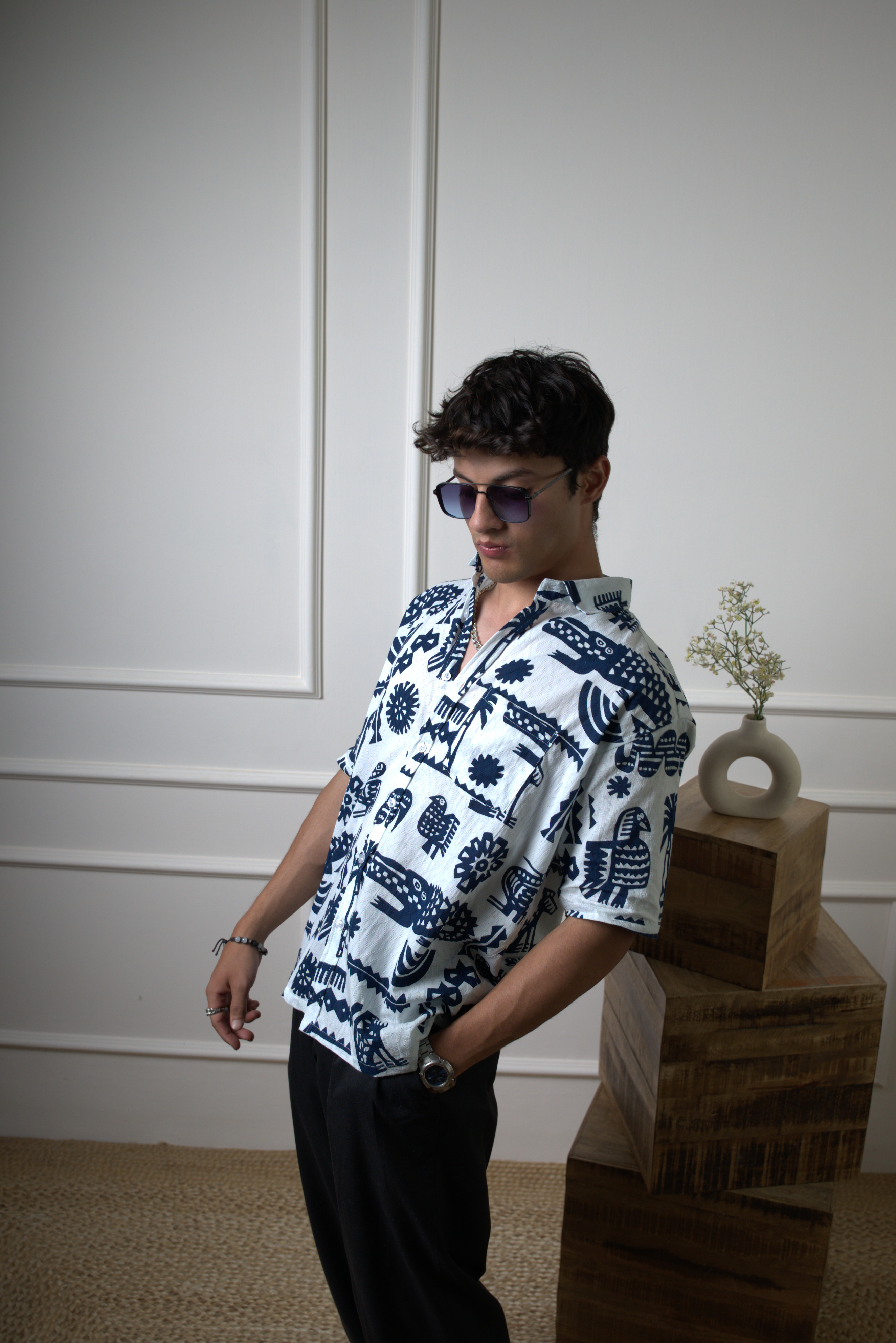 Tribal Jungle Pattern Shirt dripkaar.com